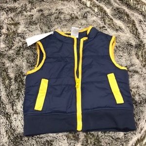 Gymboree baby puffer vest NWT sz 6-12 MO